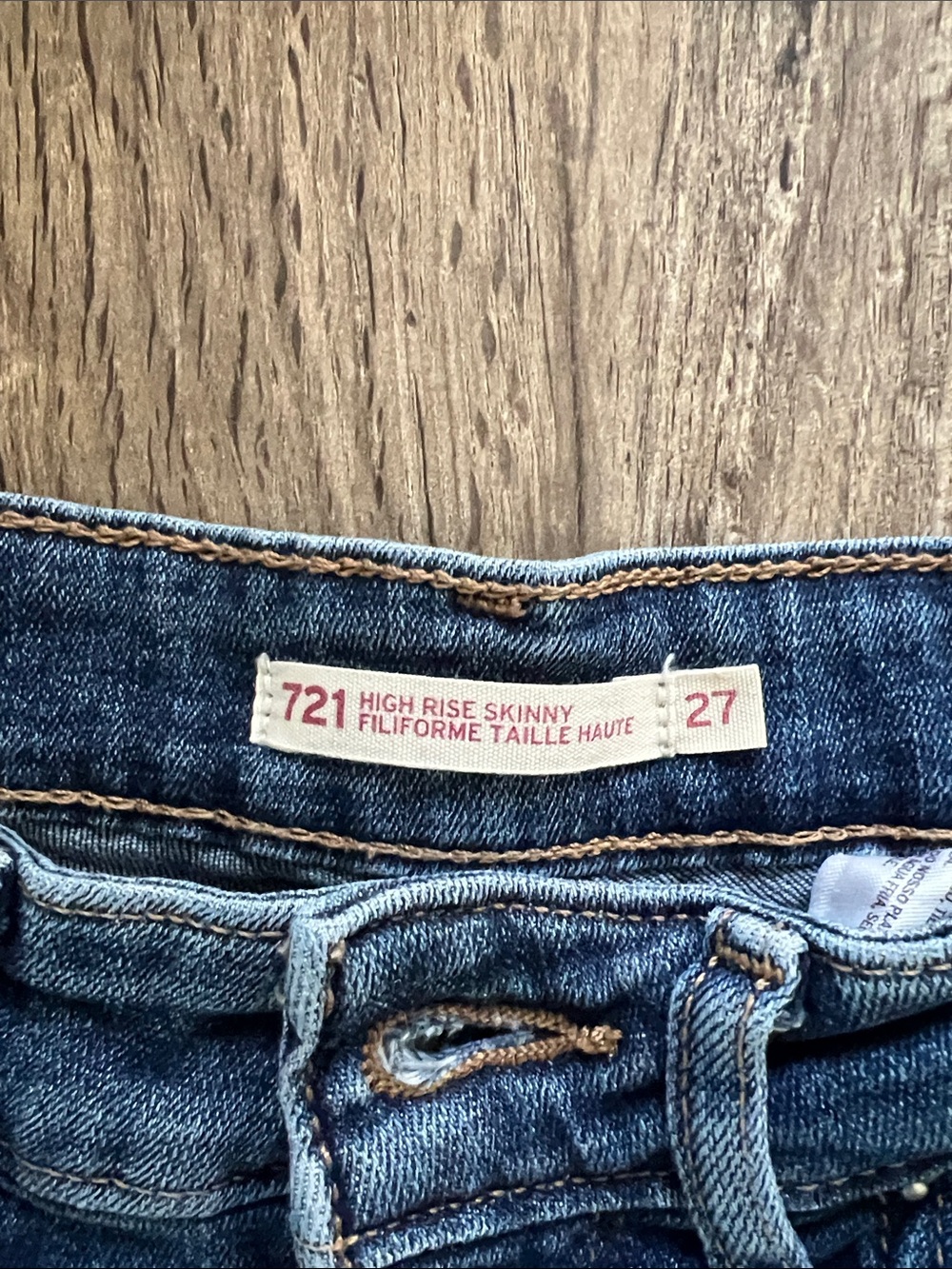 Levi's Men's Slim Straight Dark Blue Jeans - Picture 2 of 5